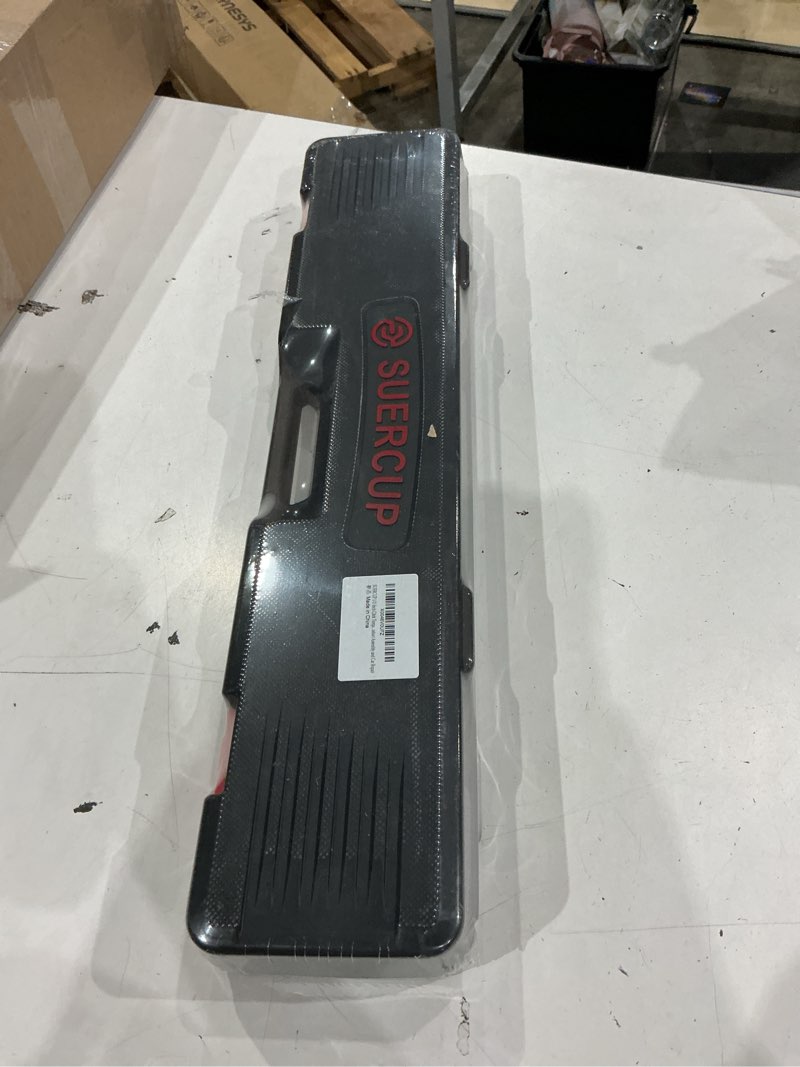 Condition photo showing New/Like New for 1/2-inch click torque wrench- 40-320ft.lb/54.2-433.6nm dual-direction adjustable 72 tooth drive click torque wrench with storage case for product assembly and car repair