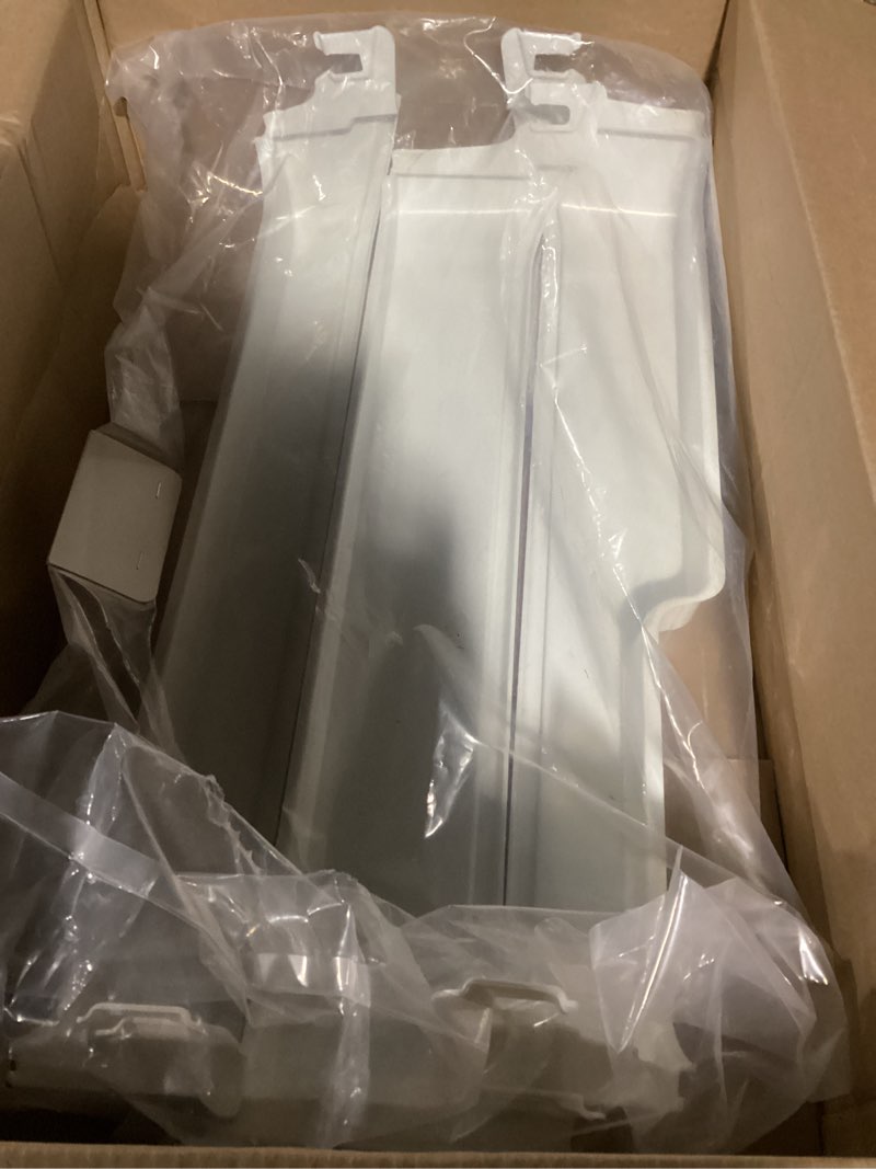 Condition photo showing New/Like New for 240338001 (top) 240337901 (middle) and 240338101 (bottom) door shelf bin racks compatible with frigidaire or kenmore refrigerator