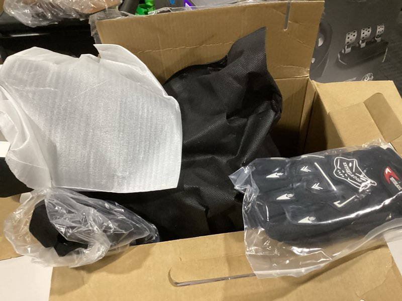 Condition photo showing Good Condition for Youth Dirt Bike Helmet DOT Certified - Full Face Motorcycle Helmet for Off-Road, ATV, Street Riding, Includes Adjustable Goggles & Protective Gloves BLACK X-Large