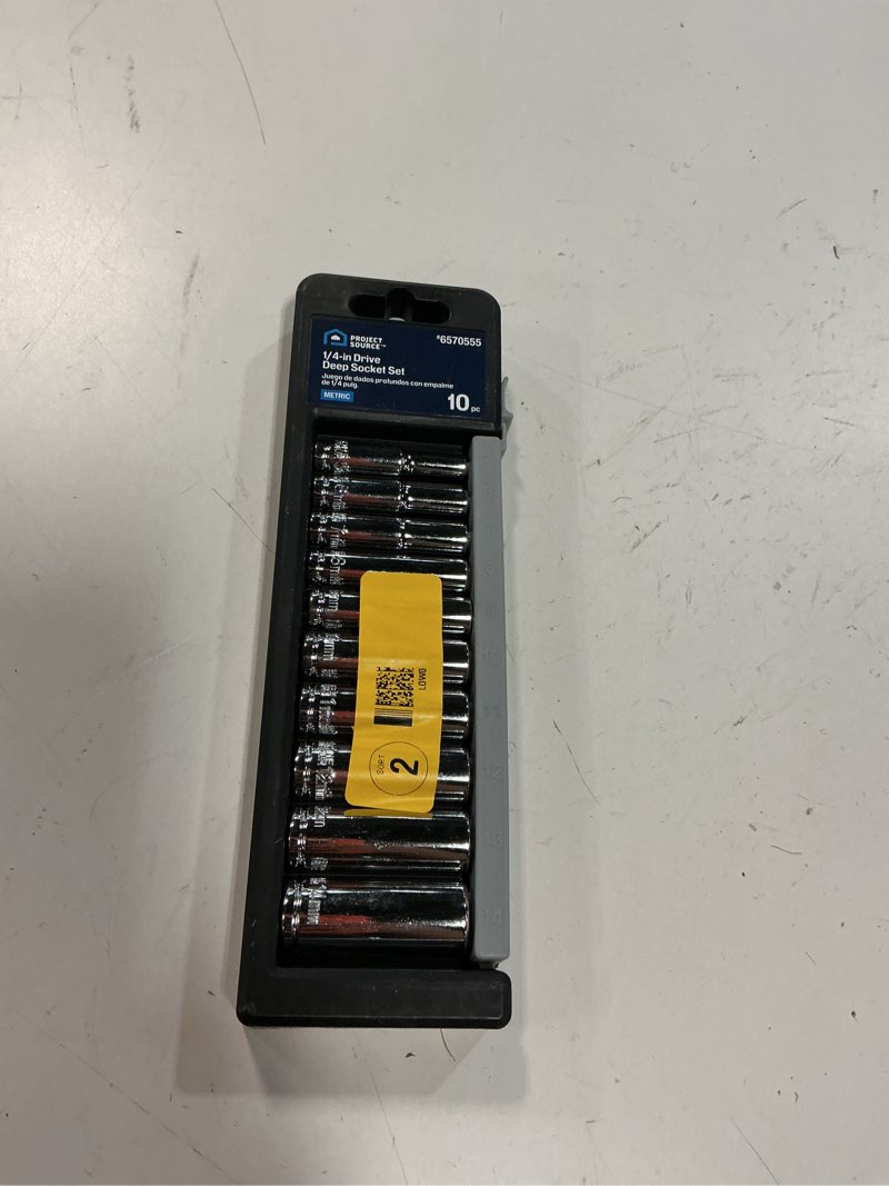 Condition photo showing Good Condition for project source 10 -piece metric mechanics tool set (no case)