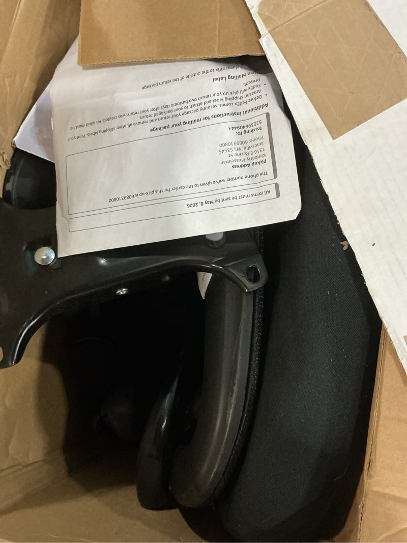 Condition photo showing As Is for office chair, ergonomic desk chairs 330lbs capacity high back mesh computer chair with flip-up armrests, comfy work chair with adjustable lumbar support, rolling chair