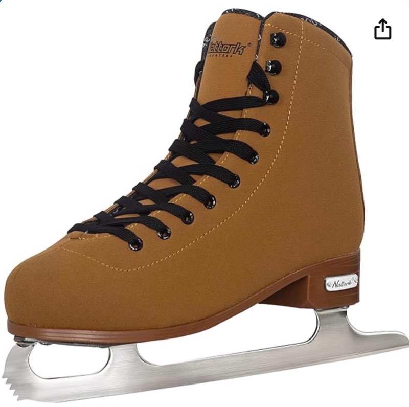 Nattork Figure Skates for Boys and Girls Excellence Stainless Steel Blades Ice Figure Skating with Enhanced Support Strength Performance and Ultimate Comfort