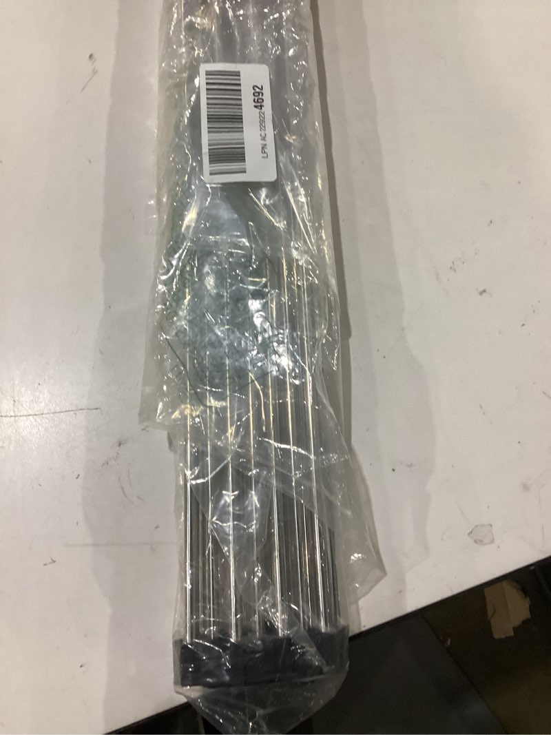 Condition photo showing As Is for Tomorotec 21" x 15.5" Roll Up Dish Drying Rack Over Sink Drying Rack Sink Cover Kitchen Sink Accessories Gadget Multipurpose Organizer Foldable Stainless Steel Drainer Black 21 x 15.5 in