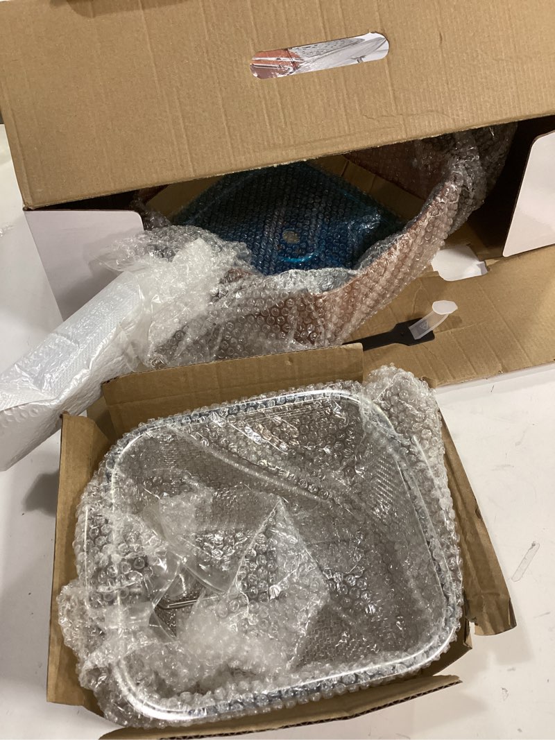 Condition photo showing Good Condition for 4PCS Nonstick Frying Pans, Deep Frying Pots with Tempered Glass Lid, Steaming Plate Aand Strainer, Large Skillet for Baking, Frying, Steaming, Multifunctional Frying Pan