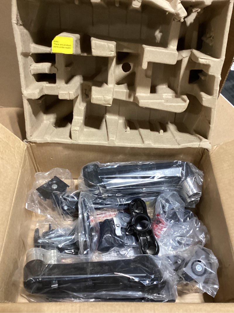 Condition photo showing New/Like New for HUANUO Triple Monitor Mount for 17 to 32 inch Screens, Adjustment Gaming Triple Monitor Stand with Swivel, Tilt, Rotation, Clamp & Grommet Kit Black