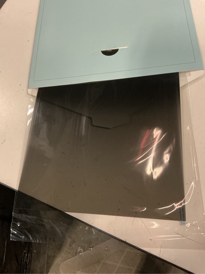Condition photo showing item condition for [2 Pack] 25 Inch Computer Privacy Screen for 16:9 Aspect Ratio Widescreen Monitor, Eye Protection Anti Glare Blue Light Computer Monitor Privacy Filter, Removable Anti-Scratch 25in Protector Film 2 Pack 25 Inch (16:9 Aspect) Black for monitor