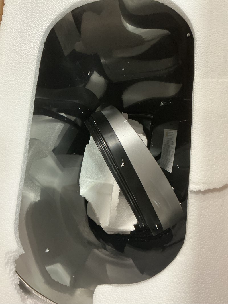 Condition photo showing Good Condition for BestOffice | 13 Gallon Trash Can with Lid | Automatic Touchless Garbage Can | Odor Control | Modern Oval Design | Easy to Clean | Stainless Steel | Fits Any Kitchen, Bathroom, Office or Home Stainless Steel Stainless Steel