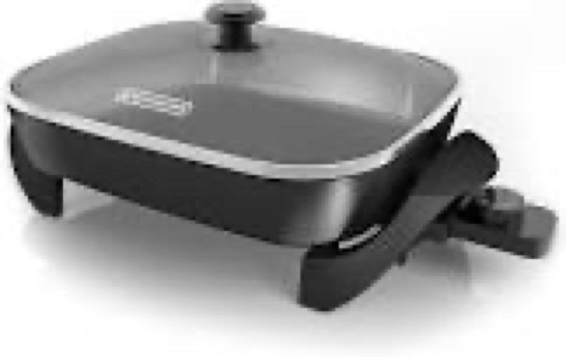BLACK+DECKER Electric Skillet, Variable Temperature Control, Nonstick Cooking Surface