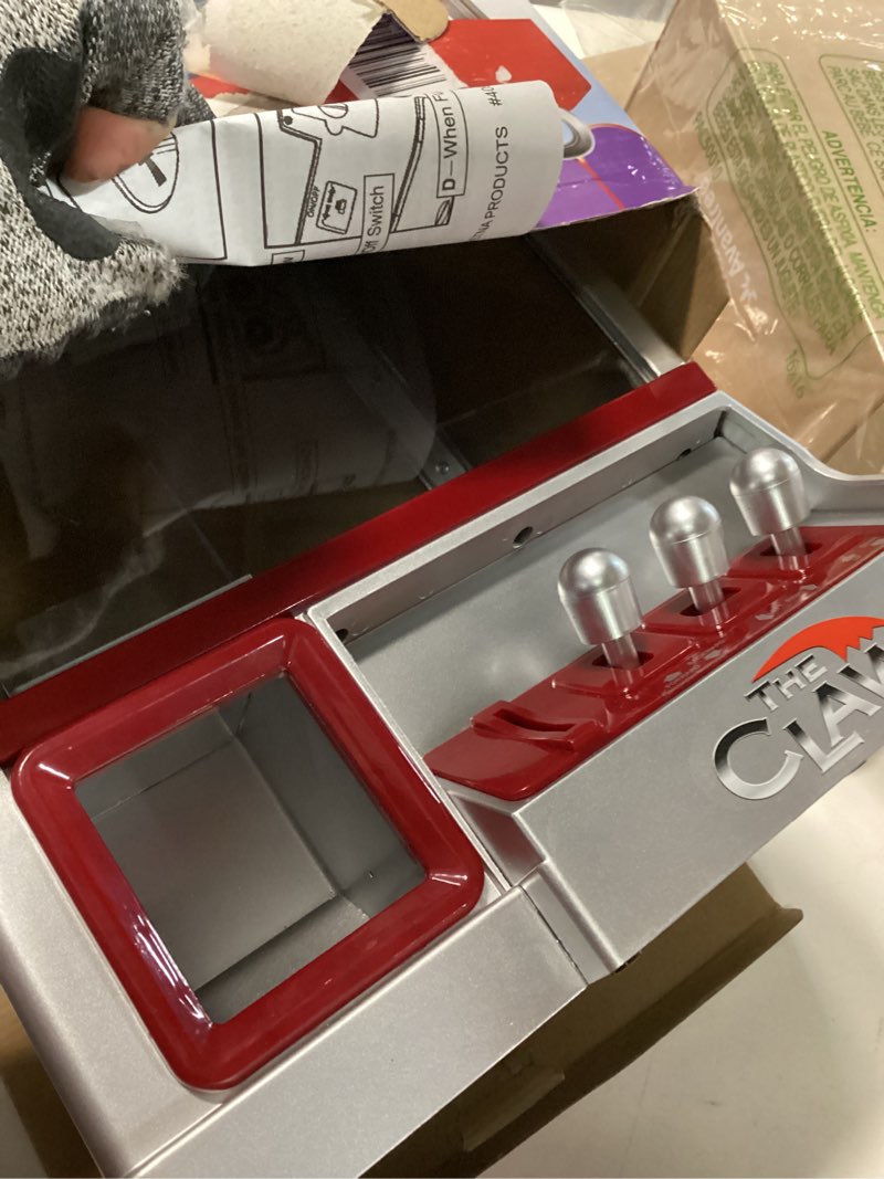 Condition photo showing Good Condition for bundaloo claw machine arcade game with sound, cool fun mini candy grabber prize dispenser vending toy for kids, boys & girls classic edition
