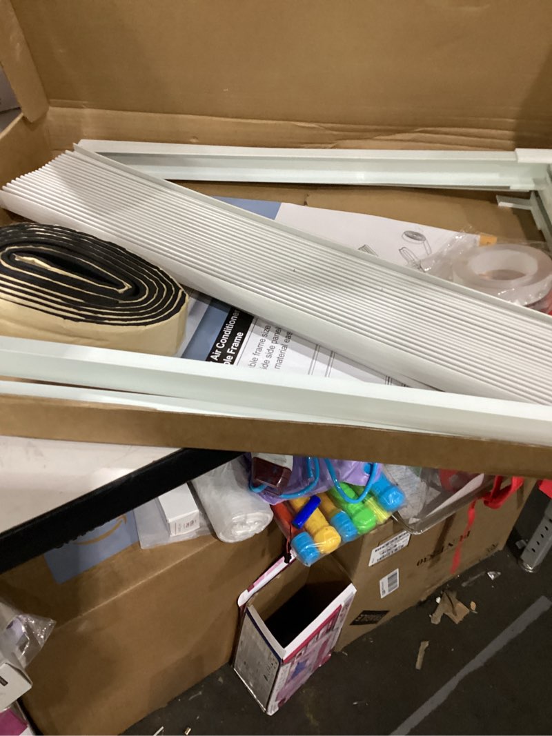 Condition photo showing Good Condition for window air conditioner side panels with frame,adjustable extra wide air conditioner side panels fits most 5,000-14,000 btu window ac units,window ac side panel curtain kit,2 pack fits for 5,000-14,000 btu ac units