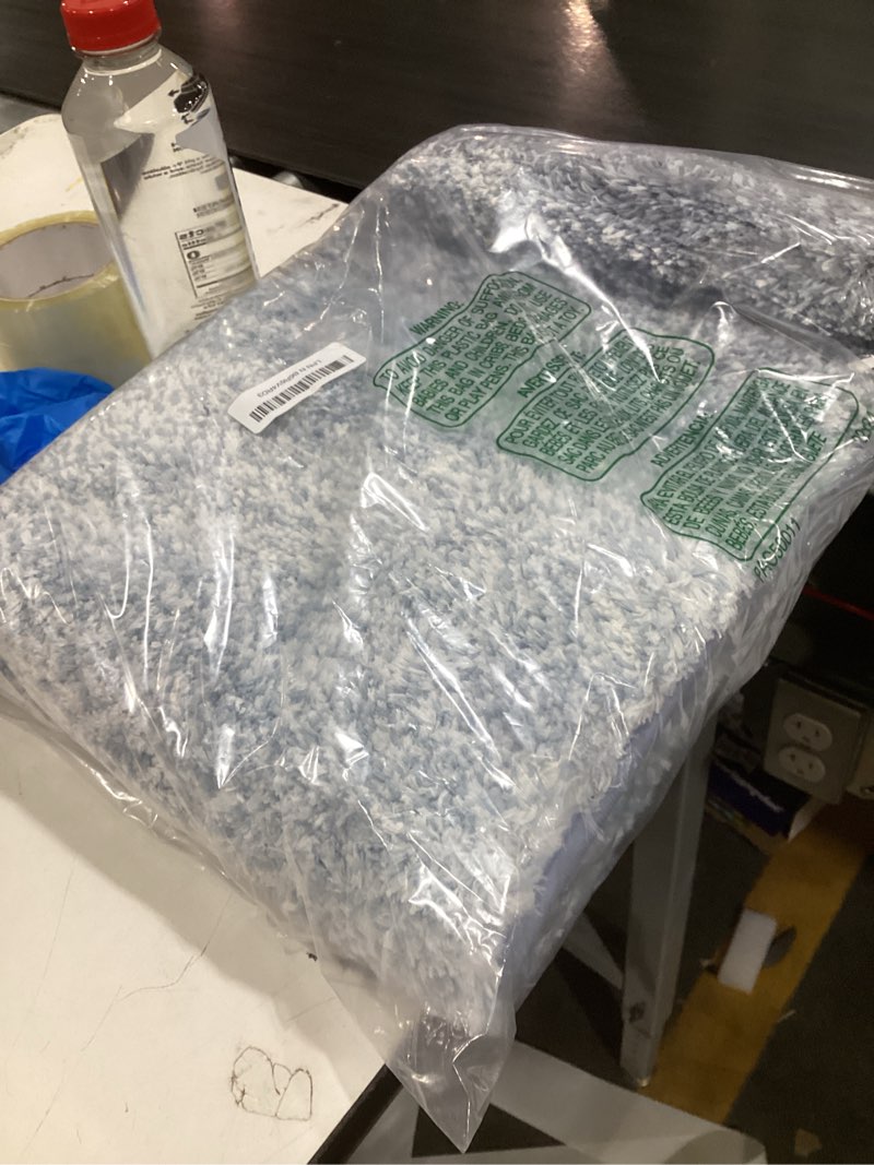 Condition photo showing Good Condition for OLANLY Bathroom Rugs Mat 36x24, Extra Soft Absorbent Microfiber Bath Rugs, Rubber Backing, Quick Dry, Machine Washable Bath Mats for Bathroom Floor, Tub and Shower, Home Decor Accessories, Blue 36" x 24" Blue