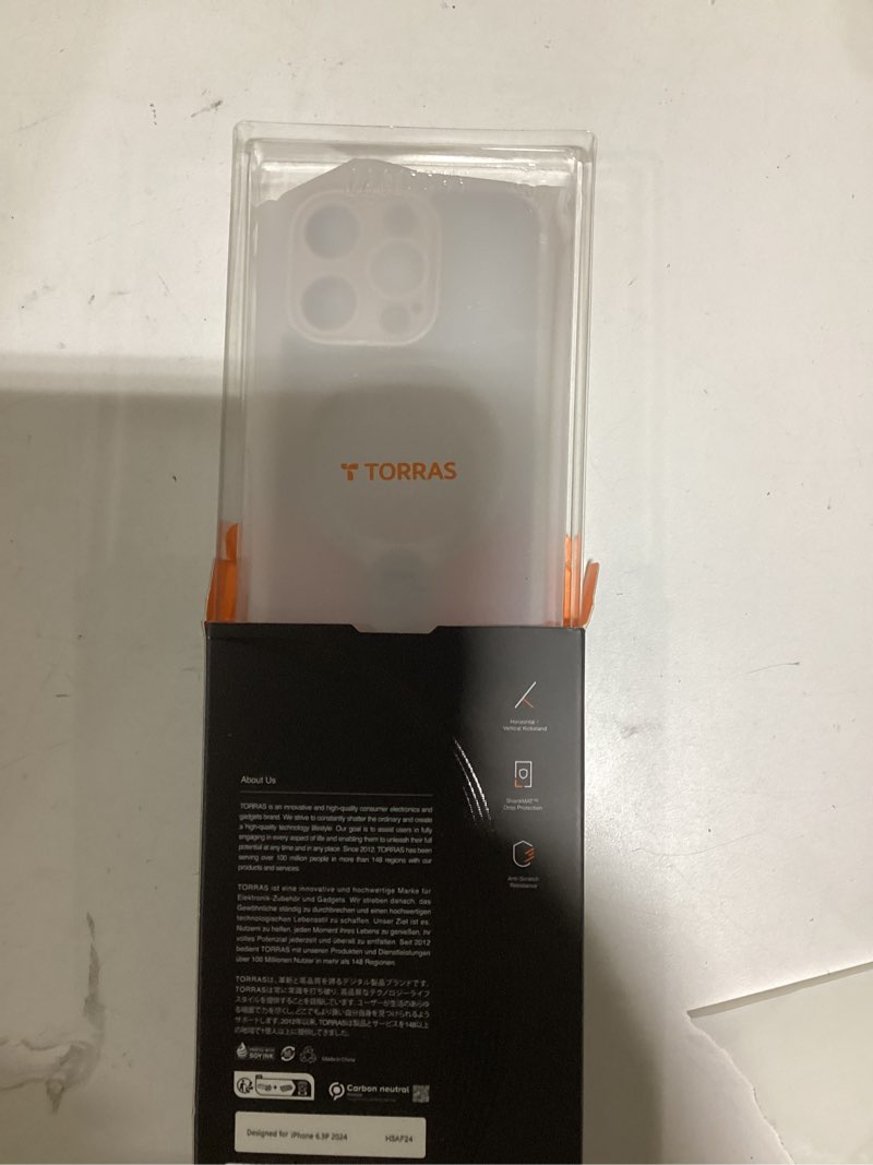 Condition photo showing New/Like New for TORRAS Desert Titanium 360 Spin Stand Magnetic Case for iPhone 16 Pro Case with Full Camera Protection, Fit for MagSafe, 16FT Mil-Grade Shockproof Slim Phone Case for iPhone 16 Pro 6.3", Rose Gold Desert Titanium iPhone 16 Pro-6.3"