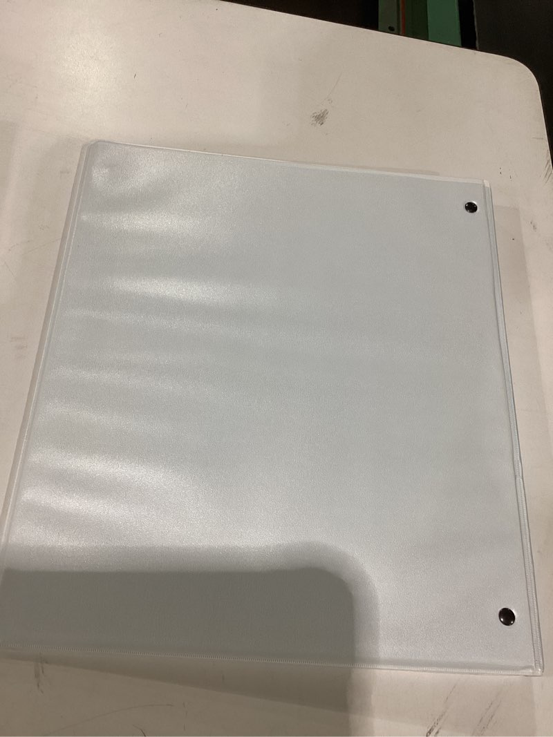 Condition photo showing Good Condition for samsill economy 1-inch 3-ring view binder, white