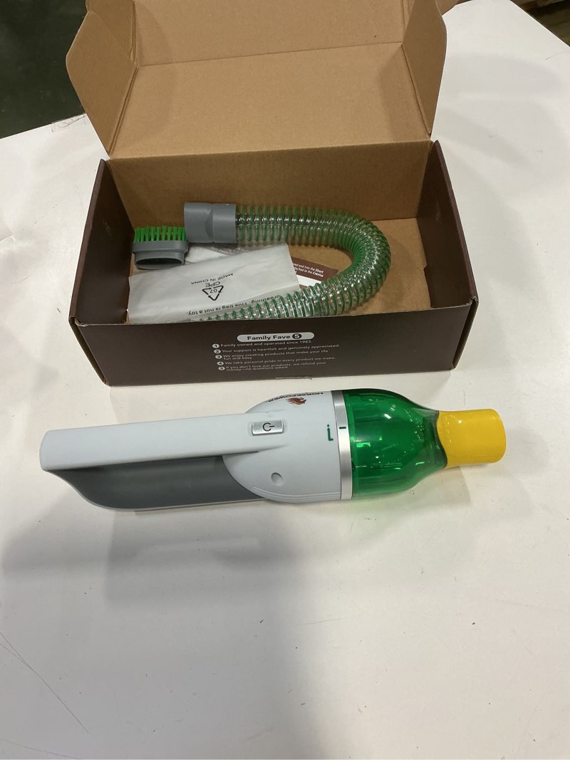 Condition photo showing Good Condition for Horsepower Duck Cordless Vacuum, Ultra-Powerful, Compact, AS-SEEN-ON-TV, Strong Suction, Easy to Store, Rechargeable. Home, Auto, Pet Hair, Fits in Tiny Crevices, Includes Hose, Crevice Tool & Brush