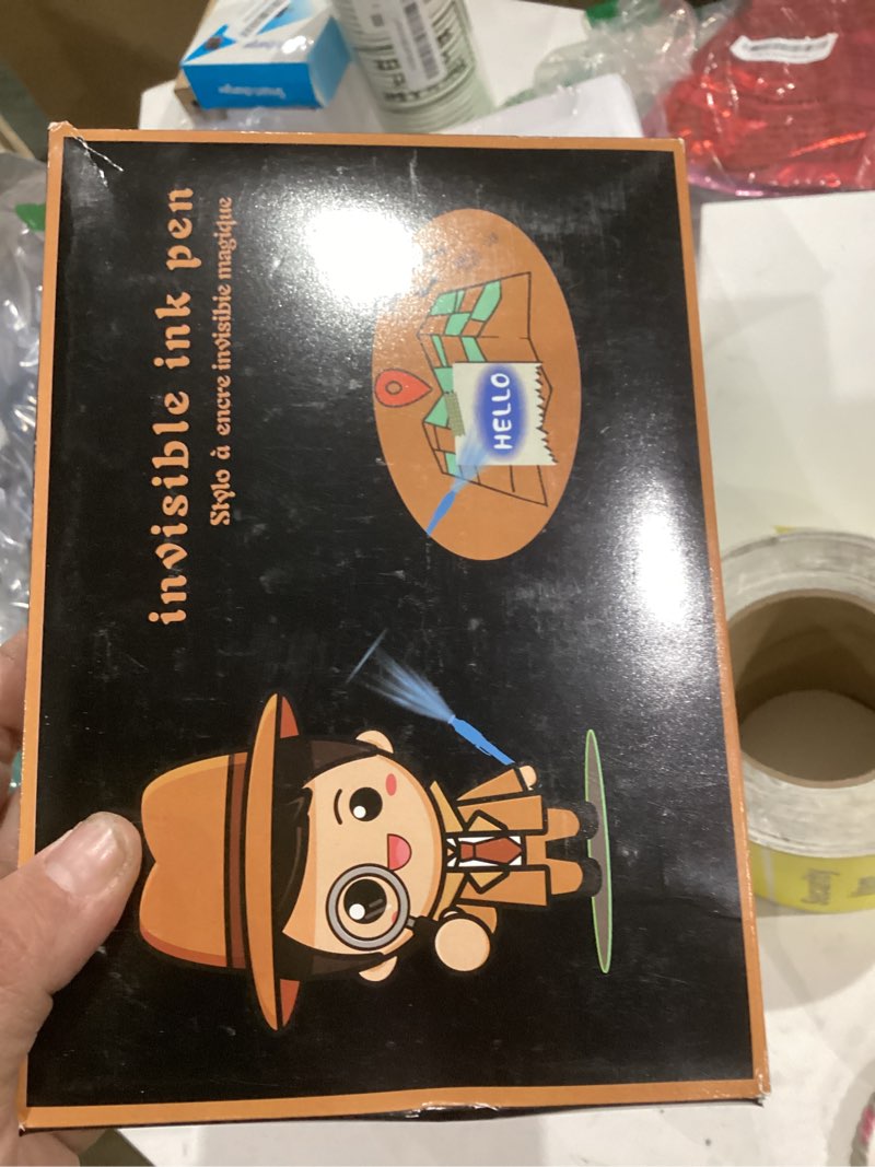 Condition photo showing New/Like New for SCStyle Invisible Ink Pen 28Pcs with UV Light Magic Marker for Secret Messages, Writing Information for Birthdays, Easter, Halloween, Christmas Gifts for Students 28Pcs Pen