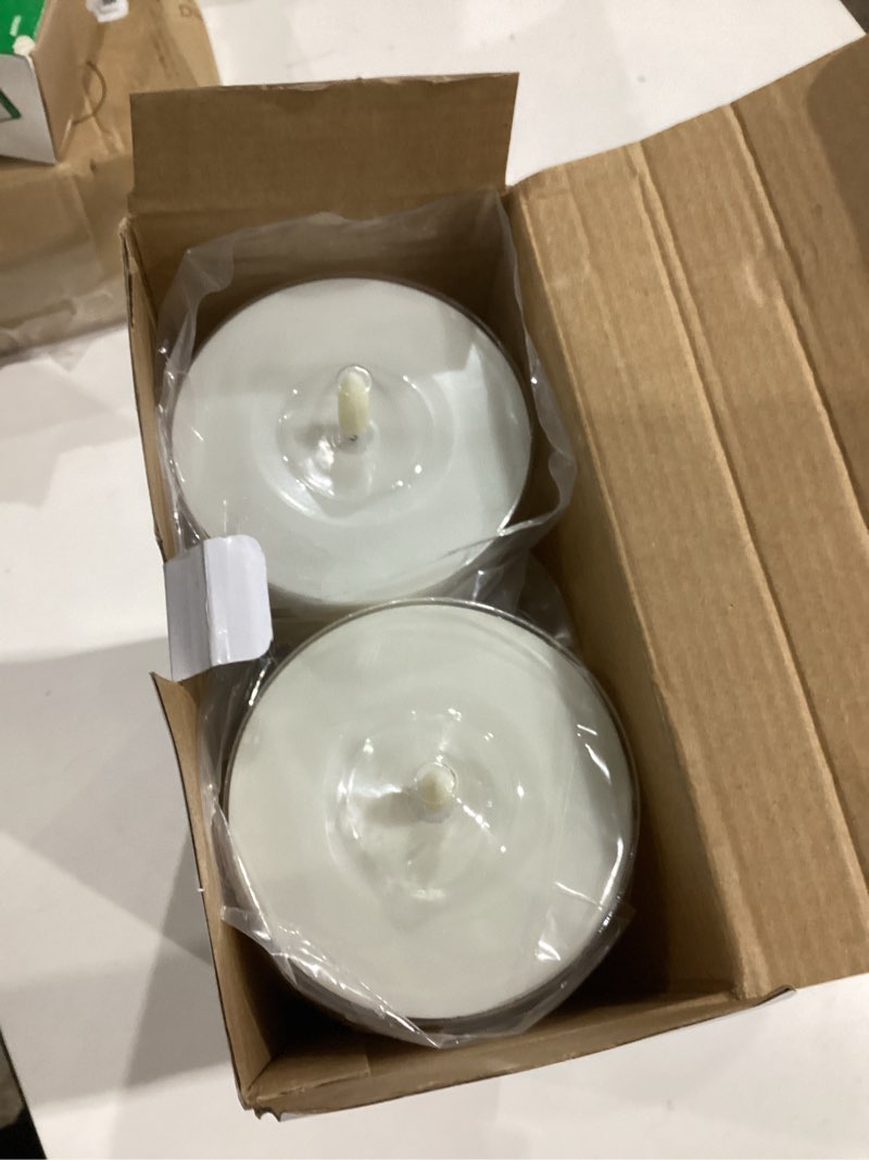 Condition photo showing Good Condition for 5plots 4" x 12" waterproof outdoor flameless candles battery operated led large pillar candles with remote and timer for indoor outdoor lanterns, long lasting, white, set of 2 4"x12"