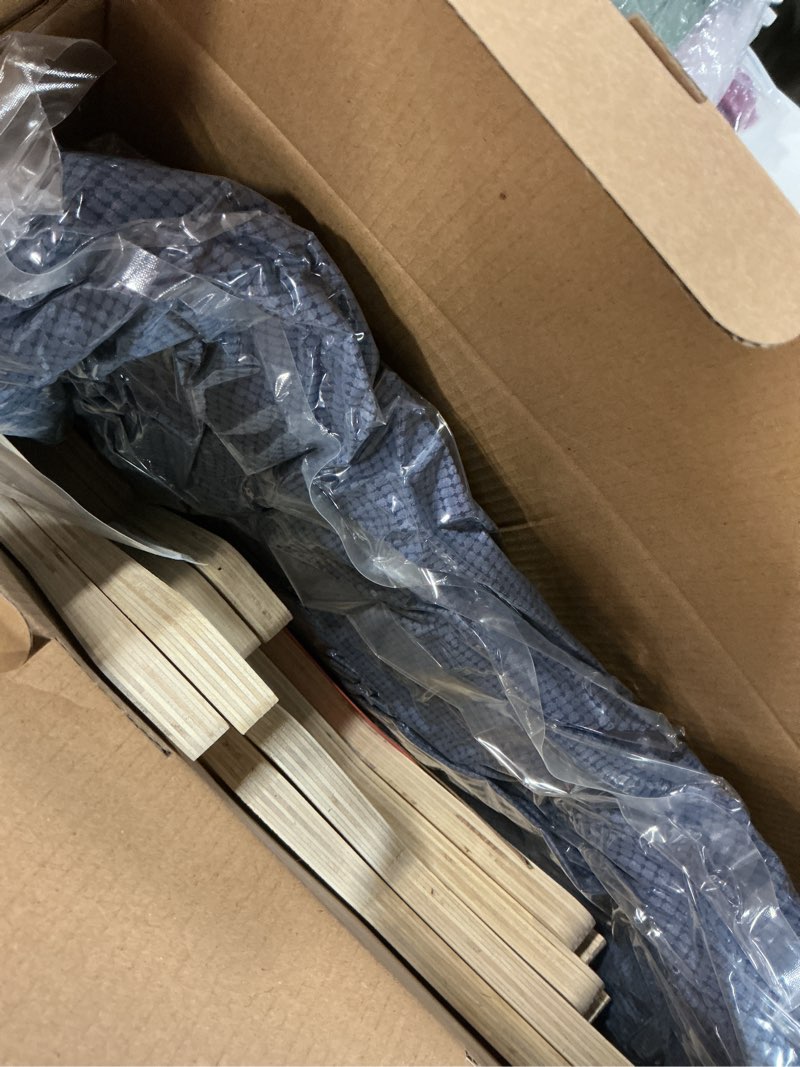 Condition photo showing New/Like New for blue cheerpals cat basket bed for indoor cats, covered pet bed with washable cushion and ball rope cotton bed for medium and large cat, all season universal(blue)