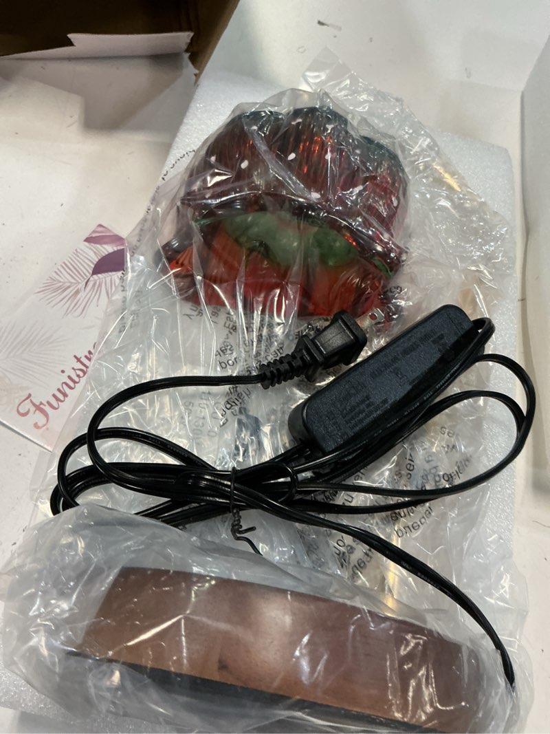 Condition photo showing Good Condition for Strawberry Candle Warmer Lamp, Cute Candle Lamp with Timer & Dimmable, Birthday Christmas Gifts for Women Mom, House Warming Gift New Home, Lotus Wax Melt Warmer for Yankee Village Candles A1-Strawberry