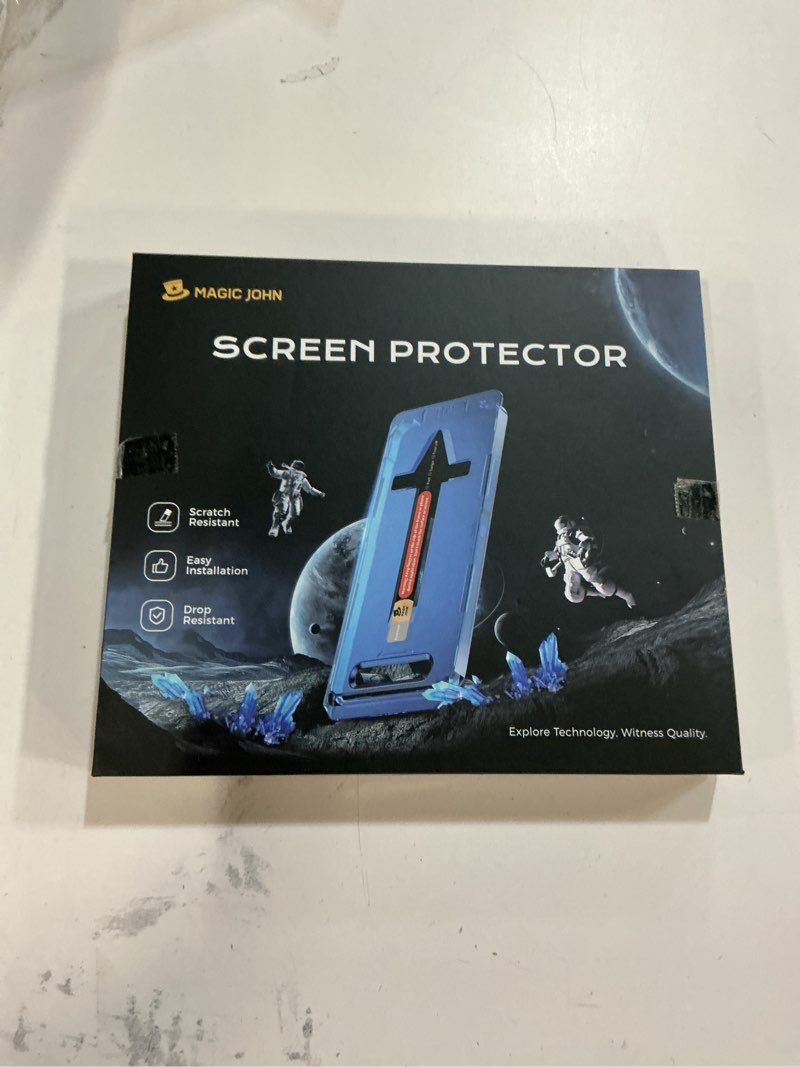 Condition photo showing New/Like New for MAGIC JOHN 2 Pack for iPhone 15 6.1 inch Privacy Glass Screen Protector, Auto Dust-Elimination Installation, Bubble Free, Easy Installation