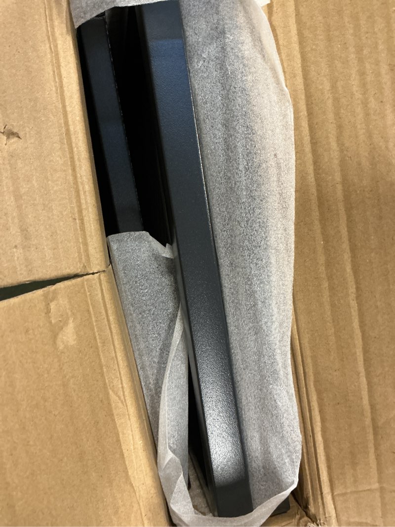 Condition photo showing Good Condition for ELYKEN Over Door Wrapping Paper Organizer Storage, Space-Saving Hanging Gift Wrap Storage with Side Pockets, 3 Removable Drawers, Elastic Straps, Dual Use Design for Ribbons, Ornaments, Wrapping Tools Grey