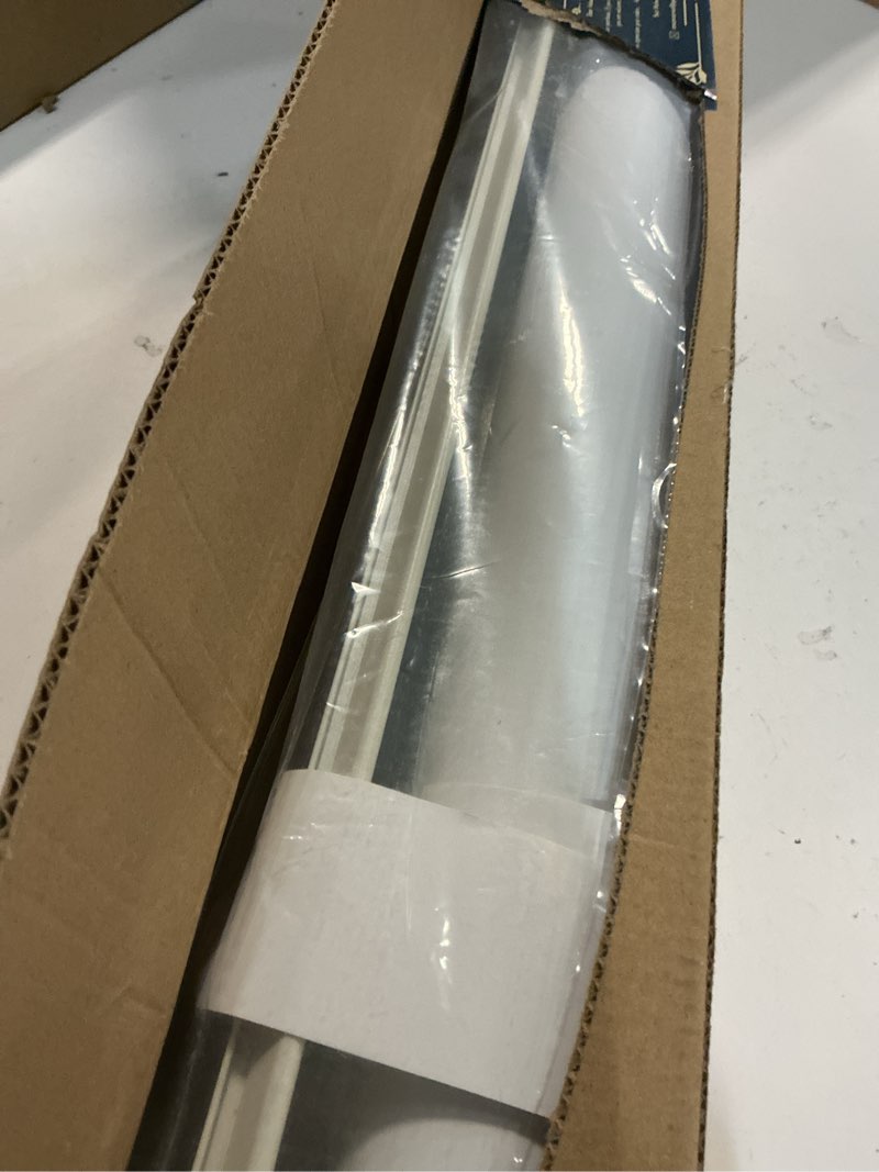 Condition photo showing Good Condition for joydeco 100% blackout roller shades cordless blinds for windows, free-stop shades, uv protection, natural woven blinds for home and office, light-proof aluminum cover (beige, 18" w x 48" h) beige (aluminum cover) 18"w x 48"h