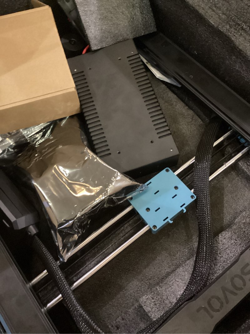 Condition photo showing As Is for Sovol SV06 Plus 3D Printer with 300? High Temp 250mm/s High Speed All Metal Hotend, Planetary Dual Gear Direct Drive Touch Screen Auto Leveling 32-bit Silent Board, Printing Size 11.8x11.8x13.4 inch Sovol SV06PLUS