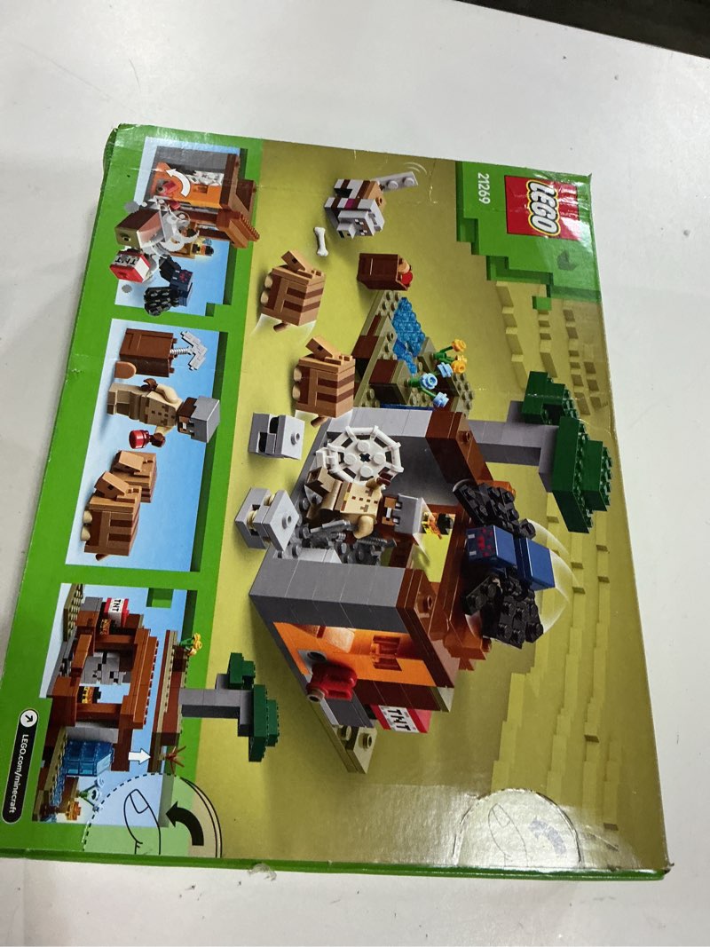 Condition photo showing New/Like New for lego minecraft the armadillo mine expedition toy figures and playset - building minecraft toy for kids, boys and girls, ages 8+ - with gaming figures for pretend play - gift idea for birthdays - 21269