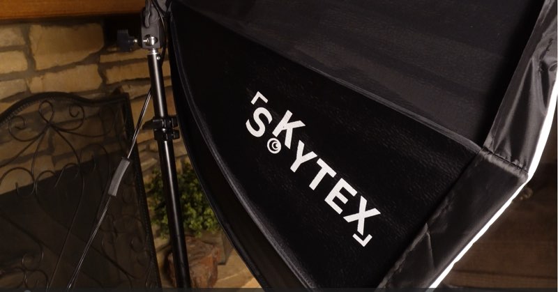 skytex octa softbox lighting kit(2pack), skytex 20x28in octa soft box|135w 2700-6400k e27 led bulb continuous photography lighting, photo studio lights equipment for camera shooting, video recording