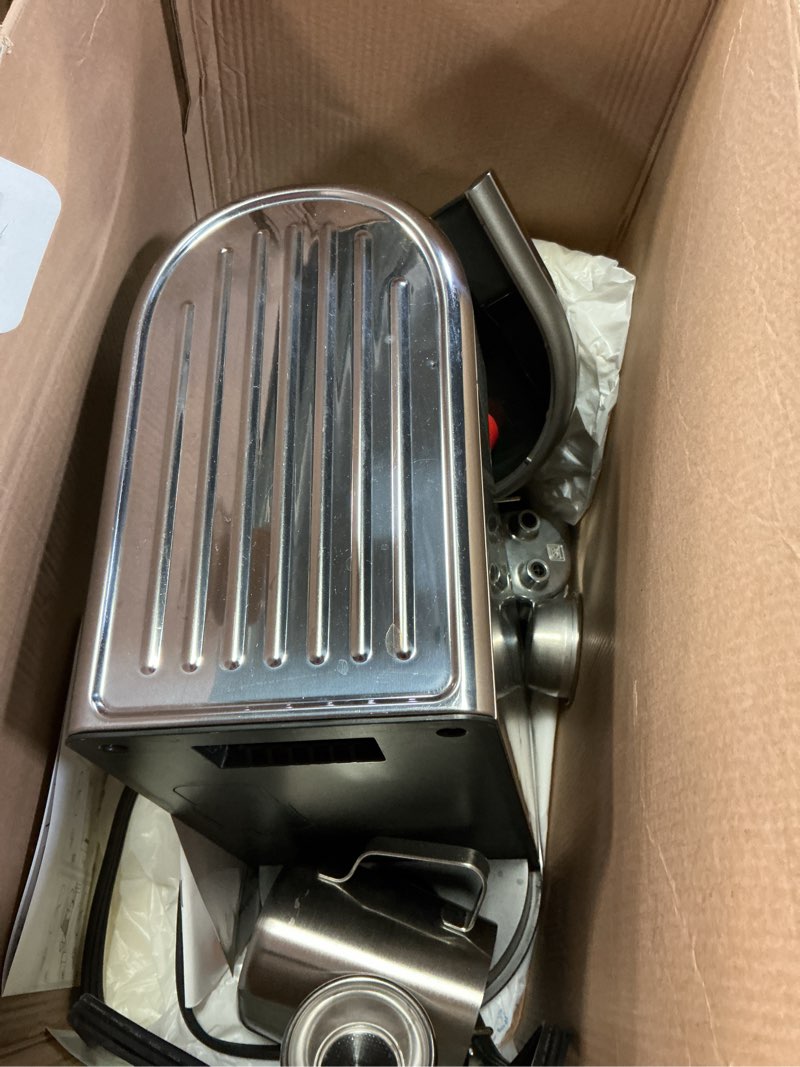 Condition photo showing As Is for Breville Bambino Espresso Machine BES450BSS, Brushed Stainless Steel