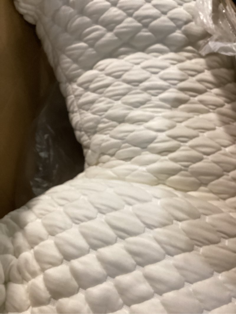Condition photo showing Good Condition for Memory Foam Pillow - Adjustable Filling for Neck and Shoulder Pain Relief Pillow for Neck Pillow Sleeper Bed Side and Back Sleeper (Color : White, Size : 48cm*74cm) 48cm*74cm White