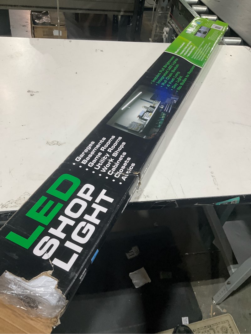 Condition photo showing As Is for maxlite 3000603 48 in. 42 watts sl series 2-light lights led shop light