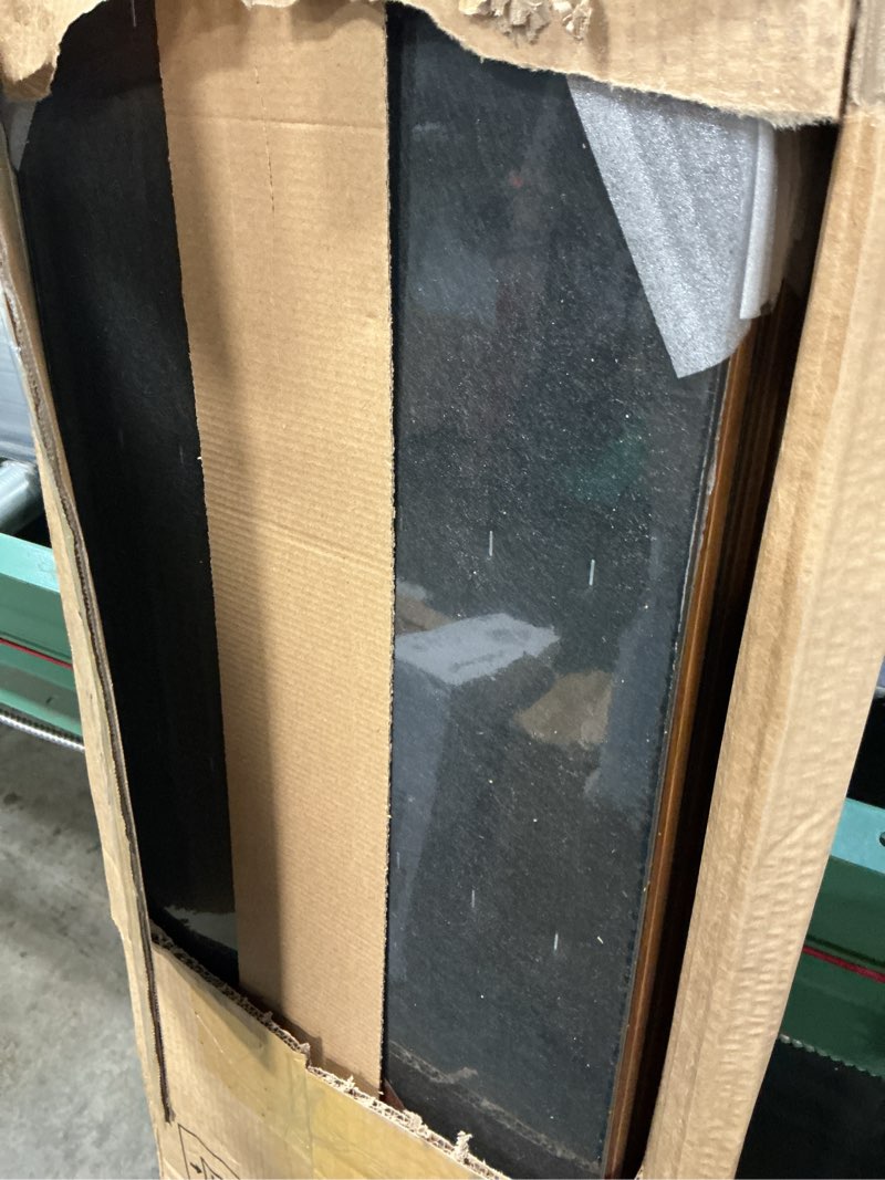 Condition photo showing Good Condition for 4 pack acoustic wood panels for wall 47.24" x 12.79" soundproof wood slat wall panel for interior decor & noise reduction, sound absorbing wood wall panel for home office studio, teak