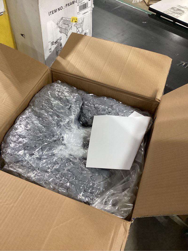 Condition photo showing New/Like New for MAXYOYO Bean Bag Chair, Comfy Pebble Shaped Single Bean Bag Sofa for Adults, Stuffed Floor Sofa with Supportive Backrest & Armrests, Modern Faux Fur Accent Chair for Living Room & Bedroom, Beige Standard Beige