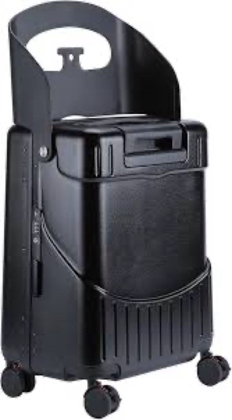 MRPLUM Ride On Luggage with Seat&Seat Belt,Hard Shell Lightweight Rolling Spinner Wheels Travel Lugg