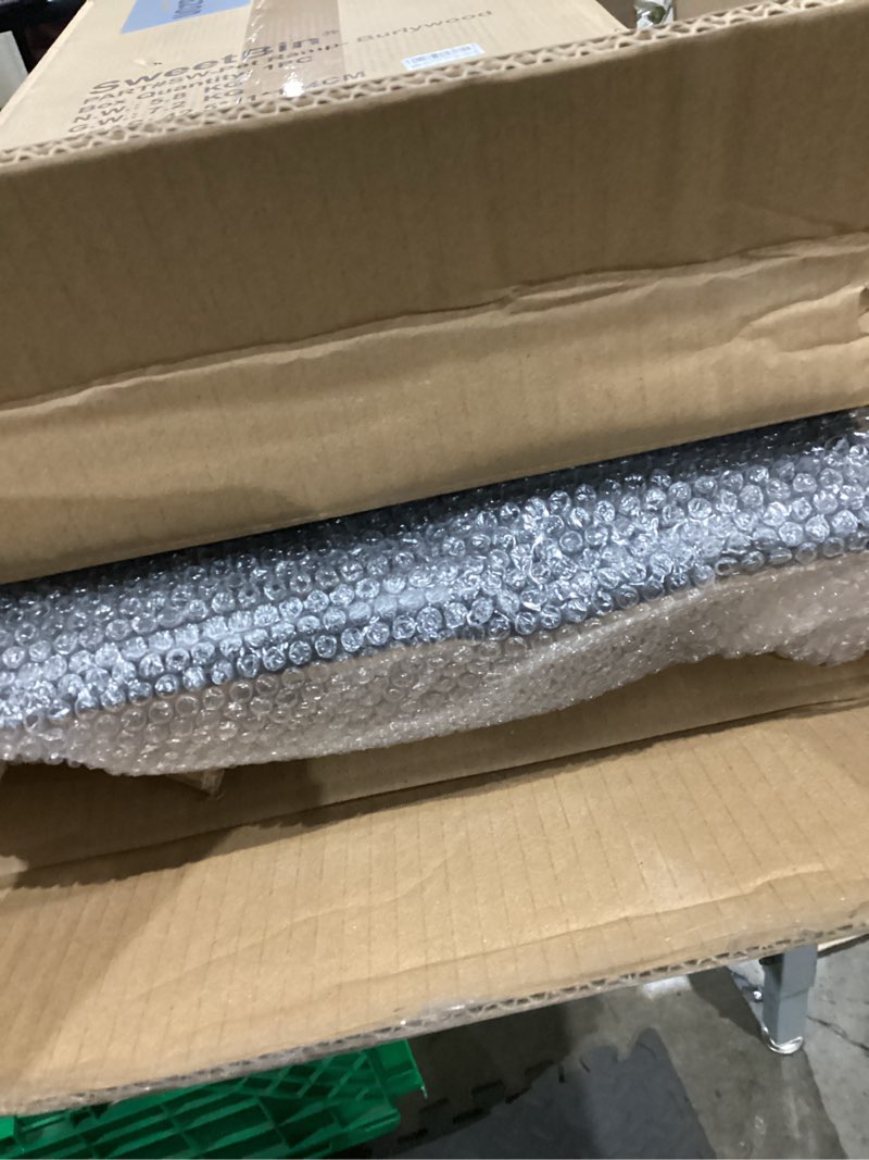 Condition photo showing As Is for dog ramp for bed - foldable small to large dog ramp for couch - 6 adjustable height from 12" to 24" - stairs with high traction mat - wooden portable ramp for dogs to get on bed couch car up to 200lbs burlywood(black)