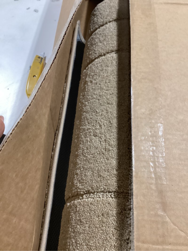 Condition photo showing Good Condition for purrugs machine washable kitchen rug set [2 pcs] (24" x 35.5"+ 24" x 59"), non-slip/skid kitchen runner rugs & floor mats, super absorbent soft standing mats for kitchen, laundry & sink, beige beige 24" x 35.5"+ 24" x 59"