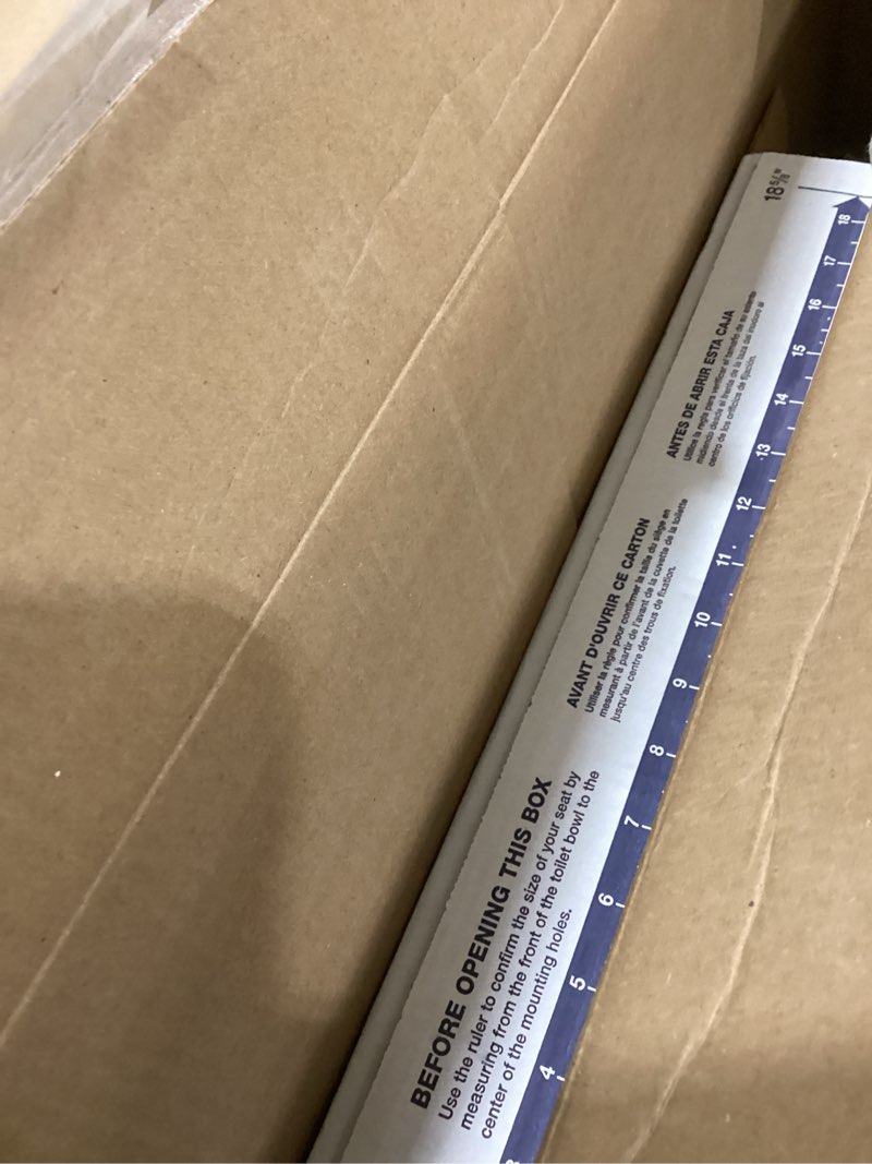 Condition photo showing Good Condition for KOHLER K-4775-96 Brevia Round Toilet Seat with Quick-Release Hinges And Quick-Attach Hardware For Easy Clean, Biscuit Round Biscuit