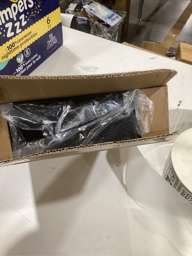 Condition photo showing Good Condition for Expandable Desk Drawer Organizer Tray with 10 Adjustable Compartments, Metal Mesh Office Drawer Organizer, Versatile Desk Organizer for Home, School Supplies, Makeup Vanity & Jewelry (Black)