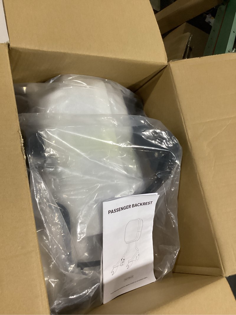 Condition photo showing Good Condition for benlari passenger backrest sissy bar, detachable quick release rear backrest sissy bar fit for harley davidson road glide street glide road king electra glide 2009-2024, black (black)