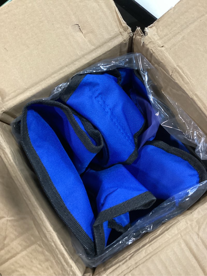Condition photo showing Good Condition for elevon camping chair, oversized folding chair with canopy, portable outdoor chair with arms, cup holder and carry bag for camping, fishing, beach, and sports, sky blue