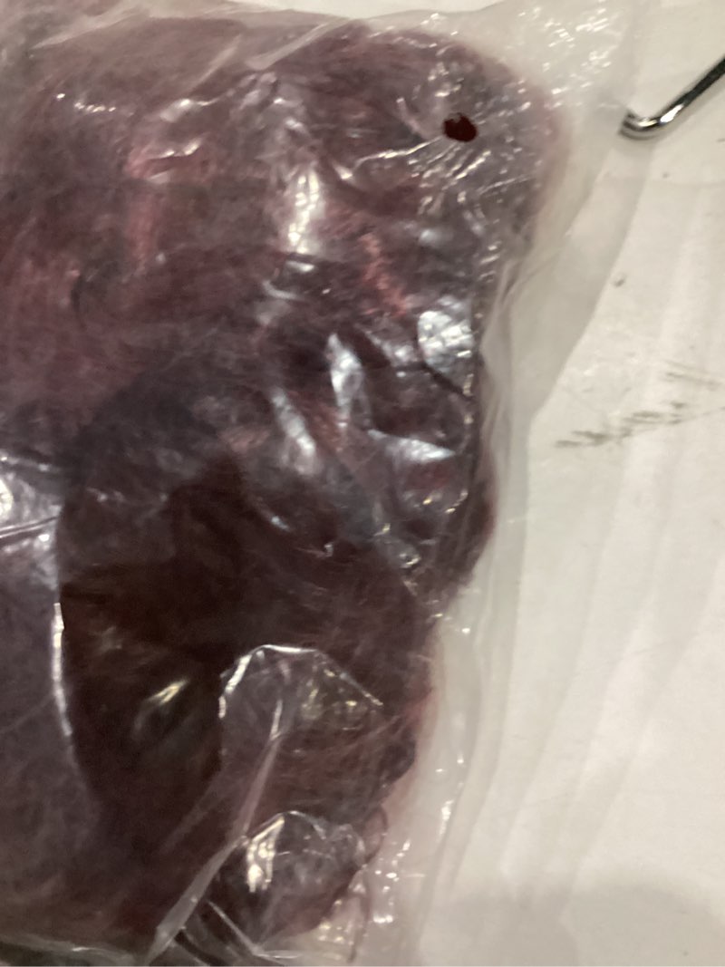 Condition photo showing Good Condition for 30 inch burgundy deep wave lace front wig human hair for women 180 density 13x6 hd transparent pre plucked wine red deep curly wigs