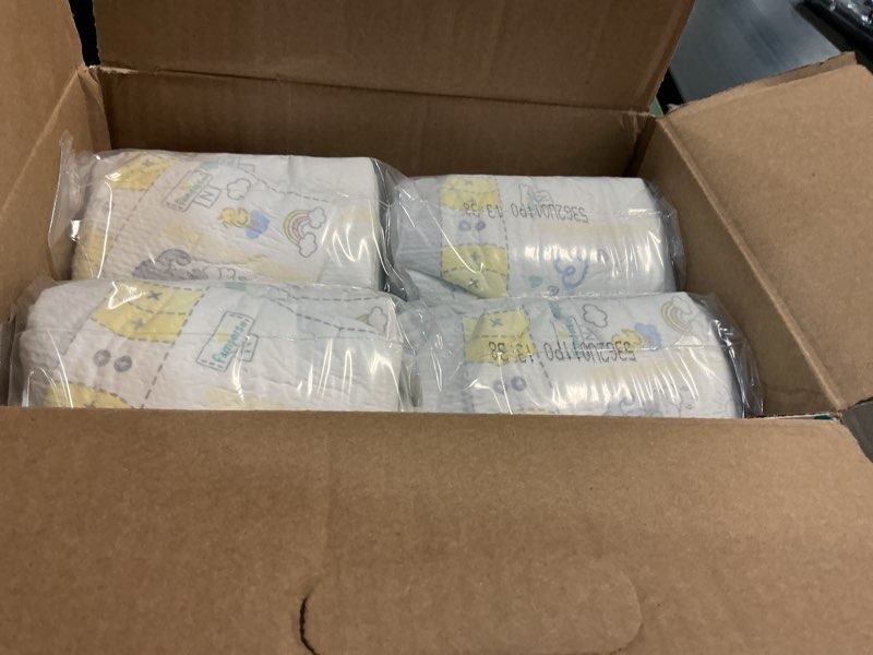 Condition photo showing New/Like New for ((Size 0 (up to 10 lbs) ))Pampers Swaddlers Diapers,, 84 Count, Absorbent, Keeps Baby Dry and Comfortable, Skin Safe Disposable Baby Diaper (Packaging May Vary) Newborn 