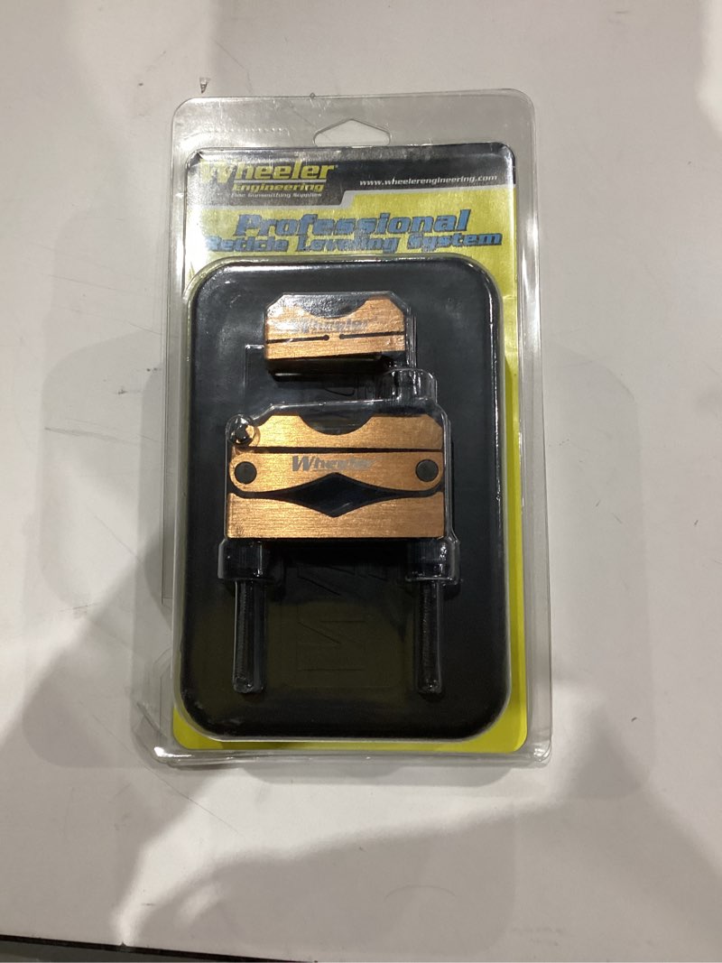Condition photo showing New/Like New for Wheeler Engineering Professional Reticle Leveling System with Heavy-Duty Construction, Universal Design and Storage Case for Gunsmithing and Maintenance