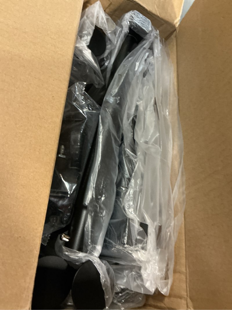 Condition photo showing Good Condition for Metal Clothes Rack - Double Rod Clothing Rack with Fixed Extension Rod & Universal Wheels, Coat Rack with Built-In Shelf for Closet Organizers and Storage (38.5" x 16.9" x 59.0", Black) Black 38.5" x 16.9" x 59.0"