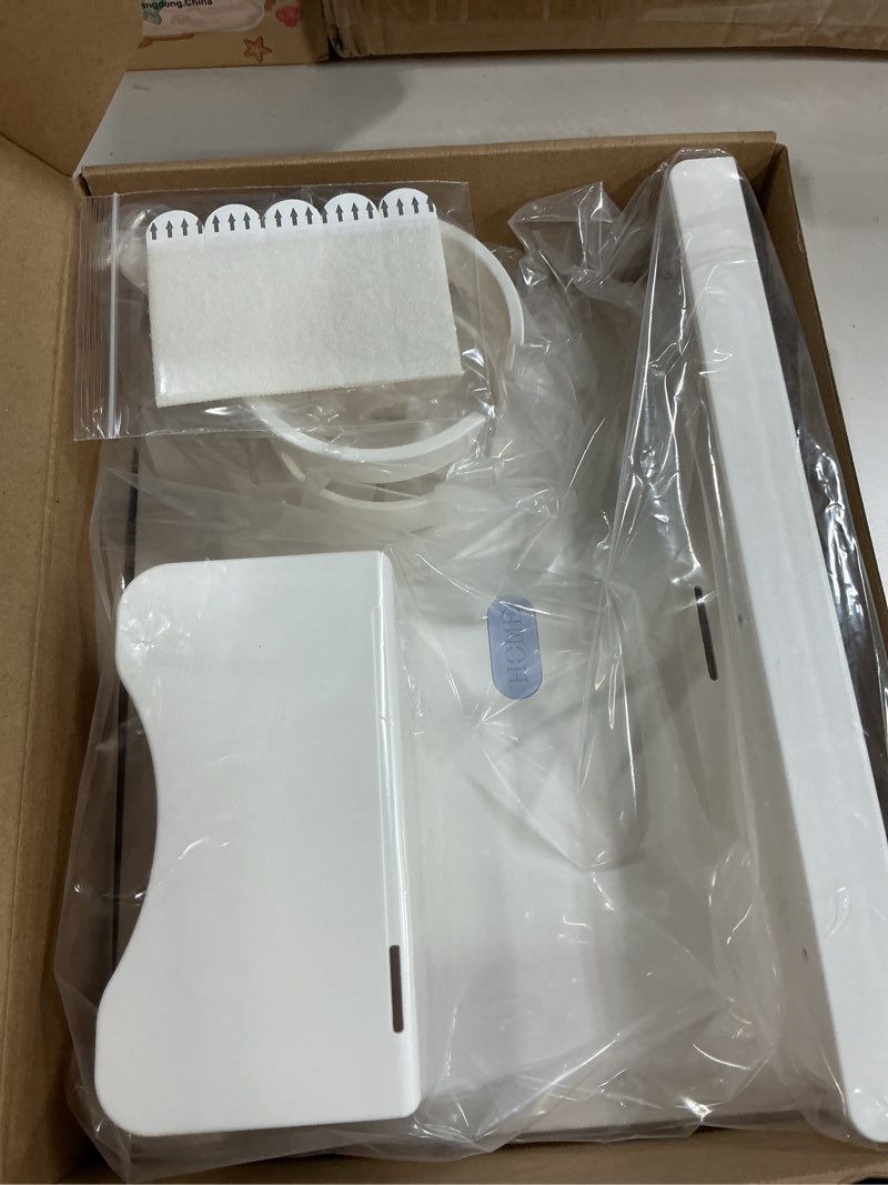 Condition photo showing New/Like New for floating shelves for bedside shelf, stick on accessories organizer, wall mount self, cute room decor aesthetic, girls room decor, cool stuff for bedroom storage and organization white