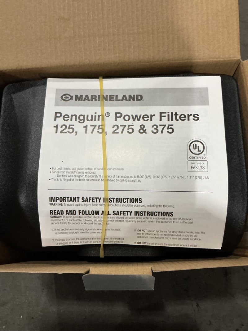Condition photo showing New/Like New for Marineland AQ-78178 ML PENGUIN PRO 125 FILTER 12/1 CT up to 20 gallons