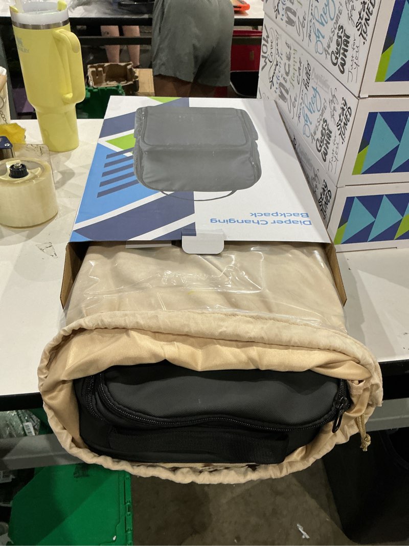 Condition photo showing Good Condition for diaper bag backpack for moms dads – baby bag with usb port, changing pad, laptop pocket – expandable, black