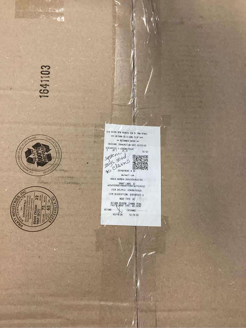 Condition photo showing As Is for sertapedic 4 pack pillows