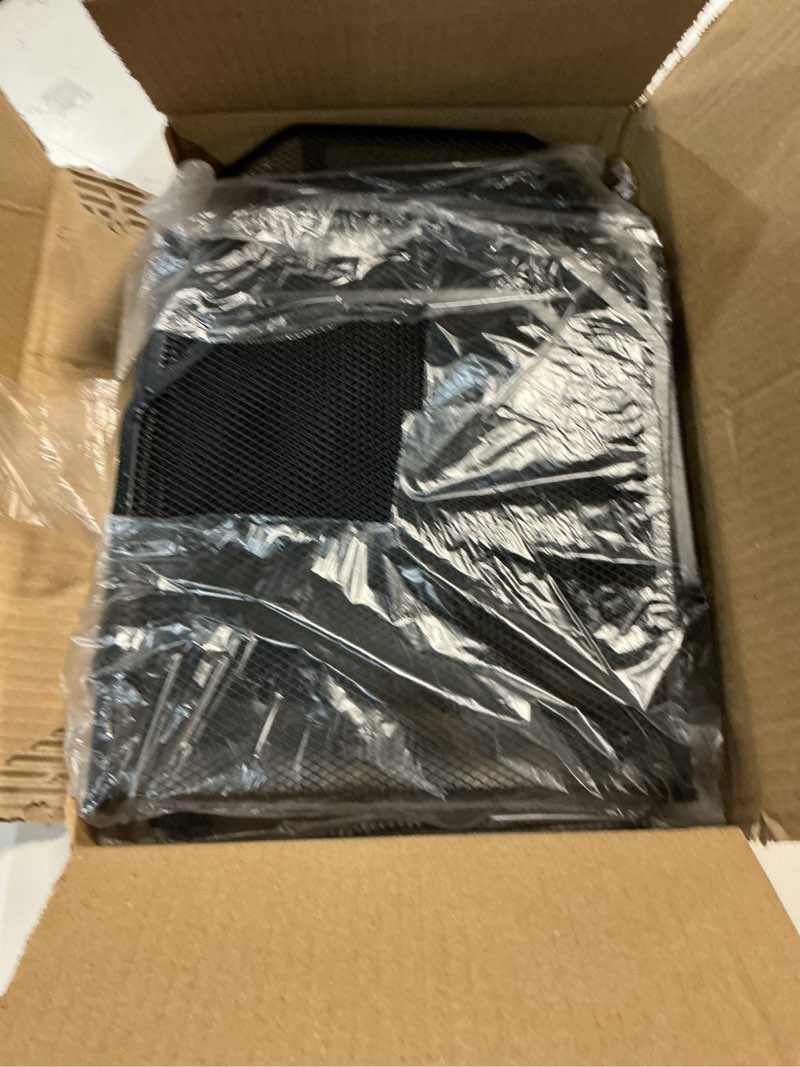 Condition photo showing Good Condition for lzvxtym 5/7 section metal vertical desktop organizer sturdy desk file organizer adjustable mesh file folder stand sorter for home