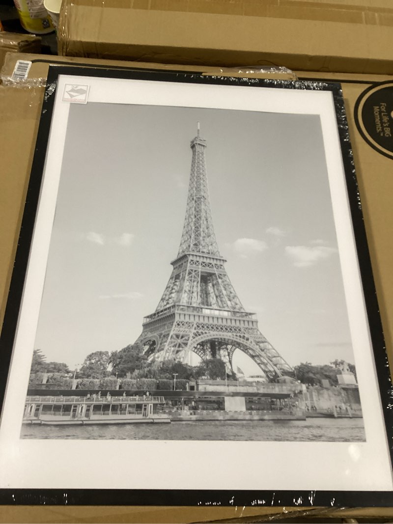 Condition photo showing New/Like New for upsimples 18x24 Picture Frame, Display Pictures 16x20 with Mat or 18 x 24 Without, Wall Hanging Poster Frames, Black, 1 Pack